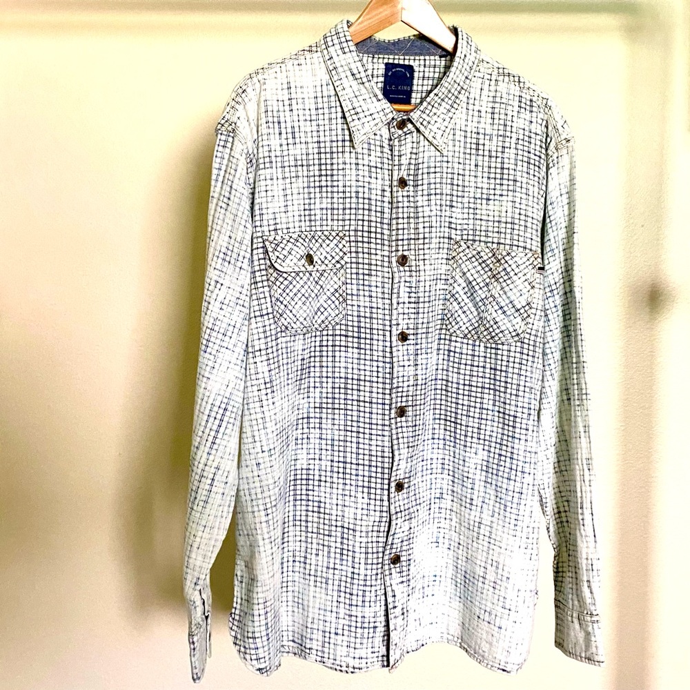 L. C. King mens shirt